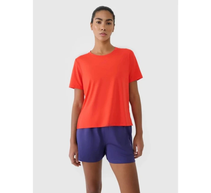 Dámske oversize rýchloschnúce tréningové tričko 4F 4FRSS25TFTSF1236-62S