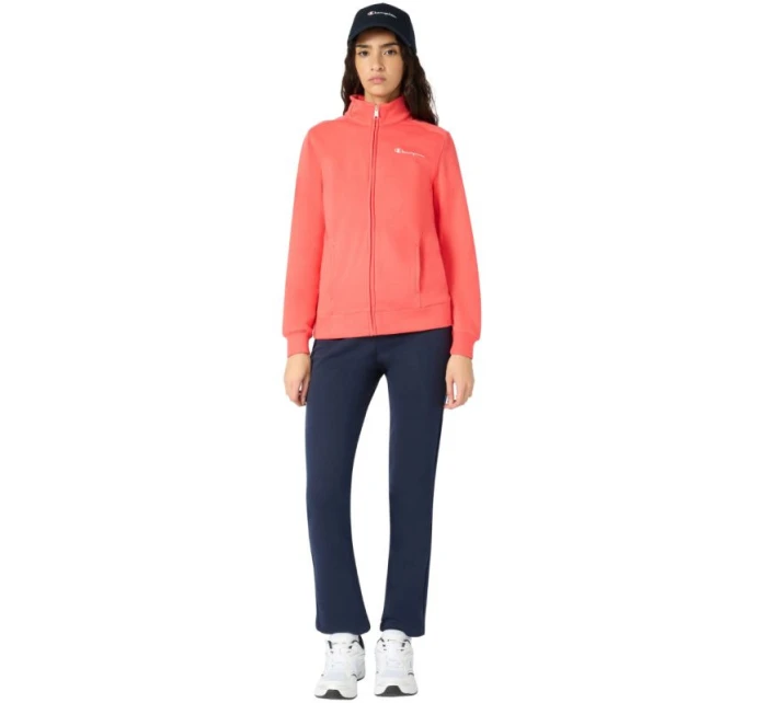 Champion Dámska kombinéza na celý zips oranžová a tmavomodrá 118289 RS073 Champion Dámska kombinéza na celý zips oranžová a tmavomodrá 118289 RS073