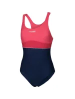 Aqua-speed EMILY detské plavky tmavomodré a ružové