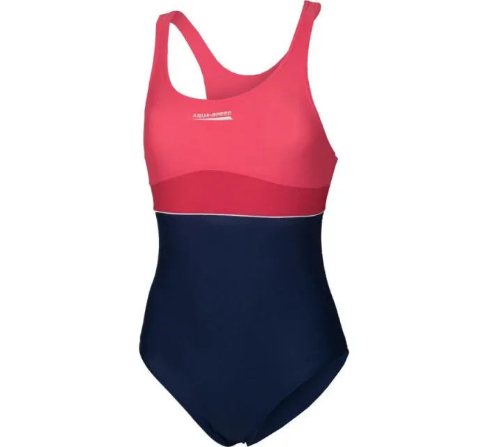 Aqua-speed EMILY detské plavky tmavomodré a ružové