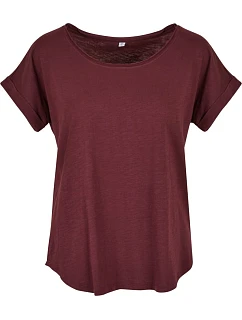 Build your Brand BY 036 Dámske svadobné tričko 56.0036 cherry