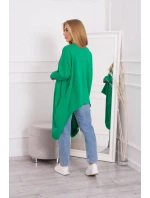 Oversize halenka s potiskem světle zelená Oversize halenka s potiskem světle zelená