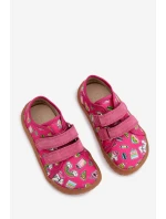 Dětské domácí papuče Barefoot Canvas model 22007283 - Froddo Dětské domácí papuče Barefoot Canvas model 22007283 - Froddo