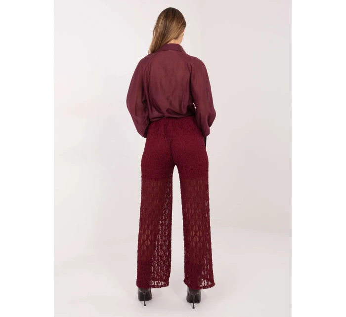 Nohavice IT SP 9965.77 bordová Nohavice IT SP 9965.77 bordová