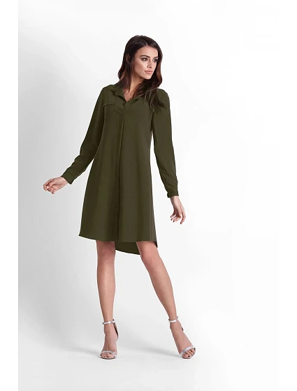 Dámské šaty  khaki  model 18580900 - IVON