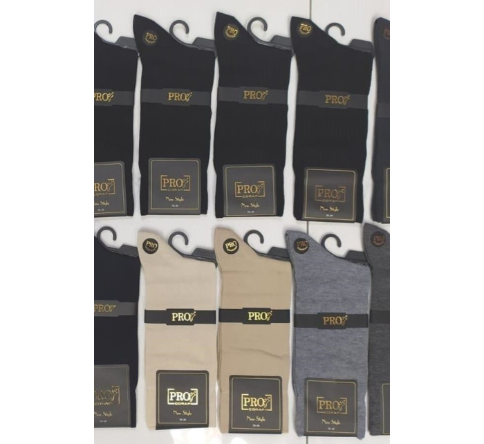 Pánske ponožky z počesanej bavlny PRO 15001 38-40 MIX