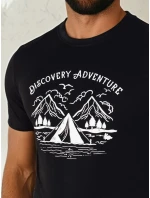 Pánské tričko s potiskem černé Dstreet model 21973783 - FashionStreet Pánské tričko s potiskem černé Dstreet model 21973783 - FashionStreet