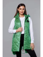Zelená prešívaná dámska vesta (B8127-82) Zelená prešívaná dámska vesta (B8127-82)