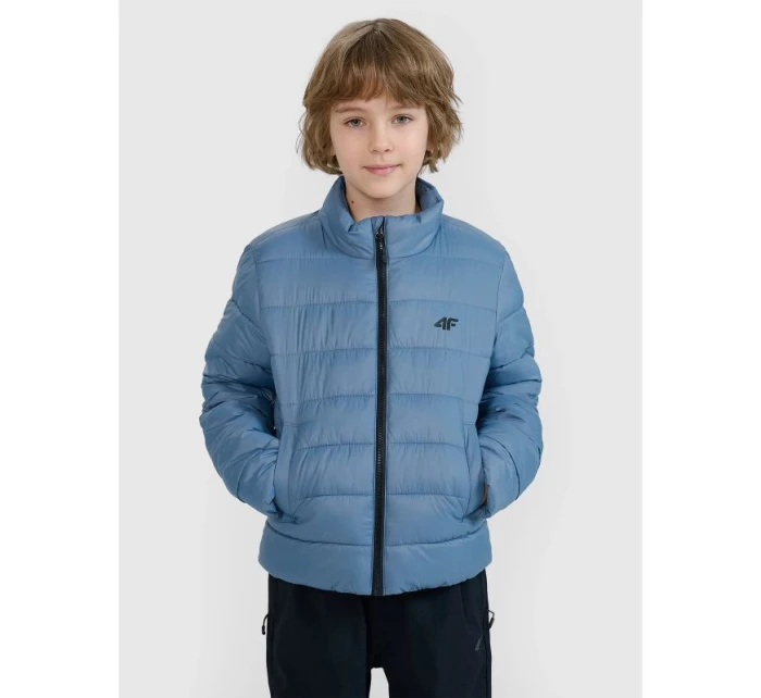 Chlapčenská páperová bunda so syntetickou výplňou 4F 4FJWSS25TDJAM520-32S