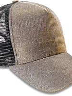 Result Headwear RC 090X 5-panelová trblietavá čiapka s kšiltom „New York“ 28.090X gold