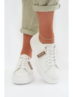 Dámské tenisky z přírodní kůže D&A GR61-5591 bílé