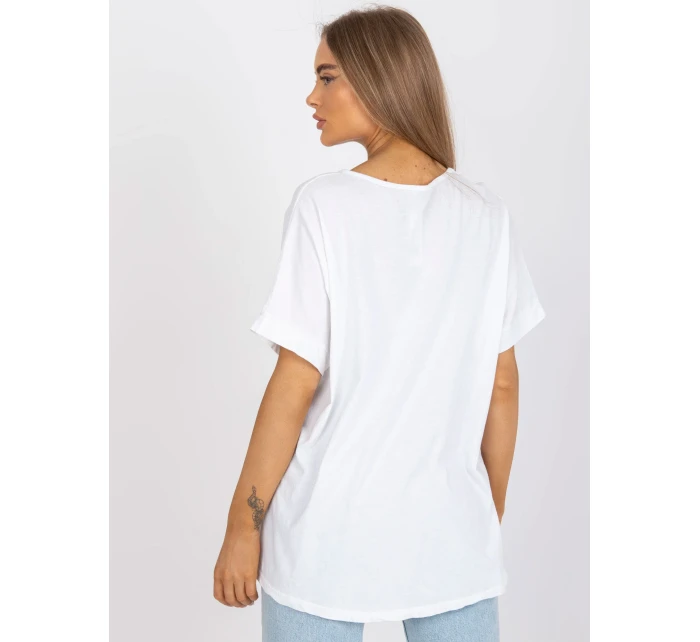 Tričko DHJ TS 6860.26X biela a žltá