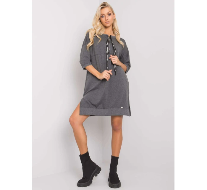 Šaty RV SK 6273.47P tmavo šedá