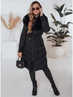 Dámská prošívaná zimní bunda s kožešinou černá Dstreet model 21991246 - FashionStreet Dámská prošívaná zimní bunda s kožešinou černá Dstreet model 21991246 - FashionStreet