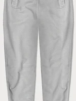 Tenké teplákové nohavice svetlosivé (CK03-2)