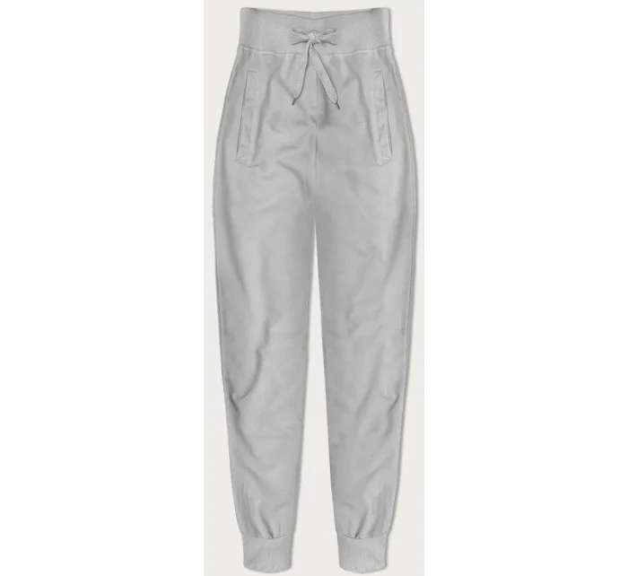 Světle šedé tenké teplákové kalhoty model 21427415 - J.STYLE