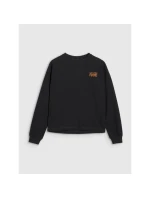 Dámské tričko oversize s potiskem a dlouhým rukávem model 21434571 - 4F Dámské tričko oversize s potiskem a dlouhým rukávem model 21434571 - 4F