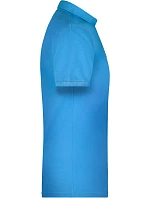 Daiber JN 874 Pánske pracovné polo z bio piqué 02.0874 aqua Daiber JN 874 Pánske pracovné polo z bio piqué 02.0874 aqua