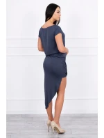 Asymetrické grafitové šaty Asymetrické grafitové šaty