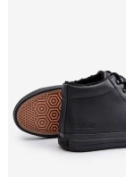Mužské zateplené tenisky s zipem černé Big Star model 21669644 - Big Star Shoes