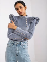 Halenka DHJ BZ model 17087084 šedá - FPrice Halenka DHJ BZ model 17087084 šedá - FPrice