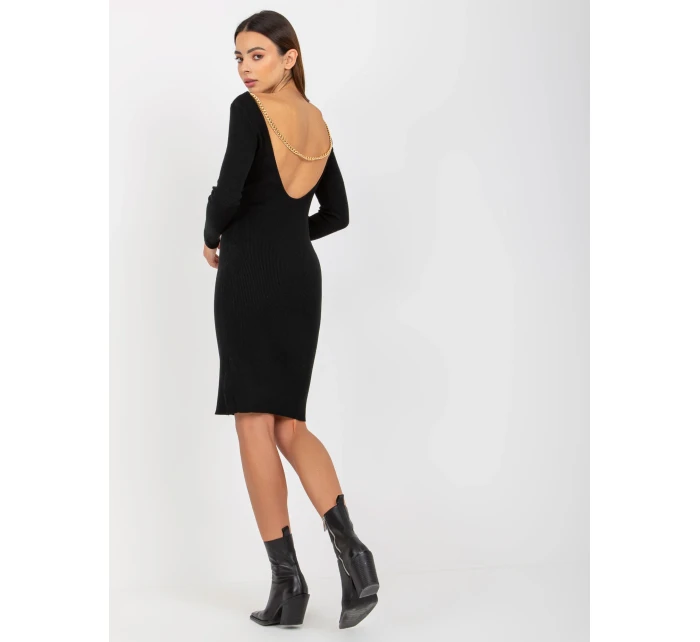 Dámské šaty NM SK NG model 17851615 černé - FPrice Dámské šaty NM SK NG model 17851615 černé - FPrice