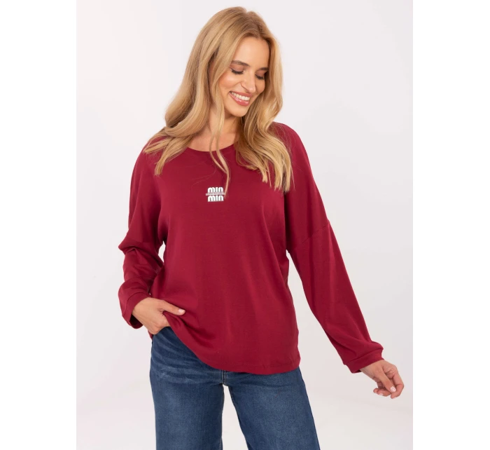 Bluzka RV BZ model 21309851 bordowy - FPrice