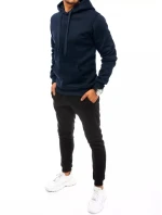 Pánska tepláková súprava tmavomodrá a čierna AX0631 - Dstreet Pánska tepláková súprava tmavomodrá a čierna AX0631 - Dstreet