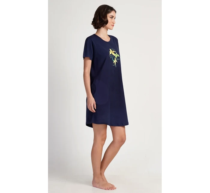 Dámske domáce šaty s krátkymi rukávmi Paula Dámske domáce šaty s krátkymi rukávmi Paula