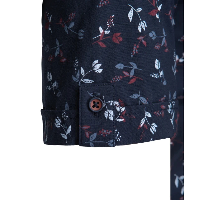 Pánská tmavě modrá košile s krátkým rukávem Dstreet model 21989511 - FashionStreet