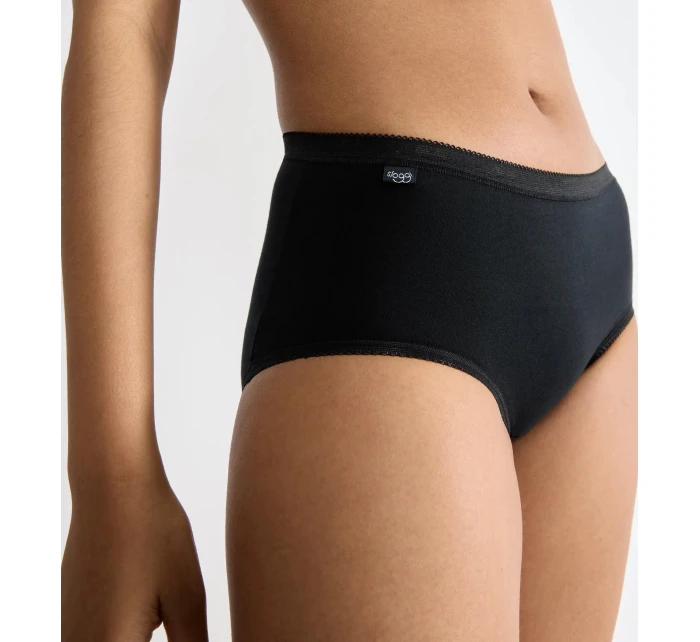 sloggi Basic+ Midi 4P - BLACK - SLOGGI BLACK - SLOGGI sloggi Basic+ Midi 4P - BLACK - SLOGGI BLACK - SLOGGI