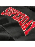 Krátká černá dámská mikina s nápisy model 17234491 - J.STYLE Krátká černá dámská mikina s nápisy model 17234491 - J.STYLE