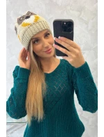 Dámska čiapka Ofelia K349 beige Dámska čiapka Ofelia K349 beige