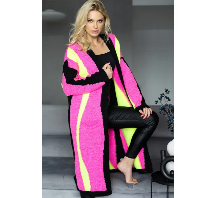 Sveter na zapínanie model 171306 PeeKaBoo