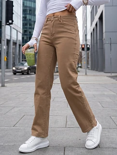 Jeansy damskie regular fit z wysokim stanem  model 22324249 - FashionStreet