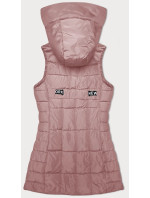 Ružová dámska vesta s kapucňou S'West (B8225-83)
