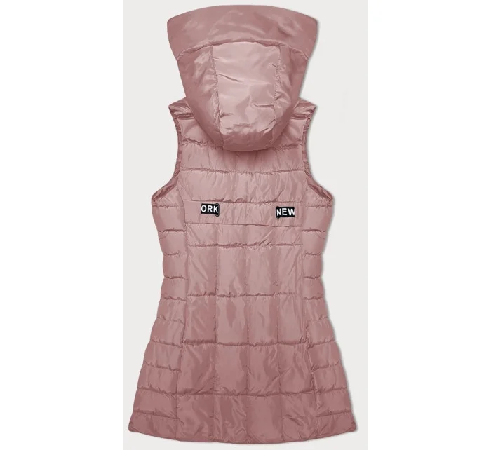 Ružová dámska vesta s kapucňou S'West (B8225-83) Ružová dámska vesta s kapucňou S'West (B8225-83)