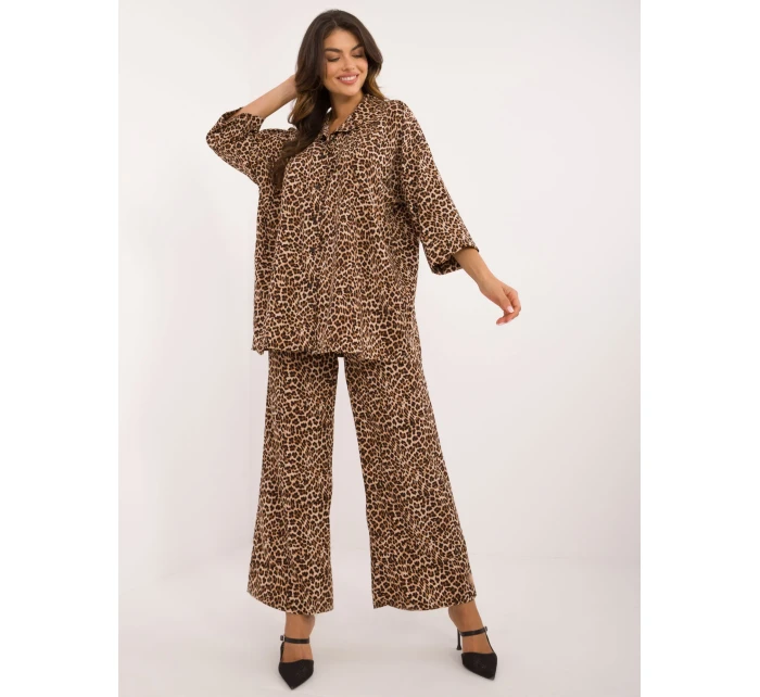 Komplet DHJ KMPL  czarno beżowy model 20493494 - FPrice