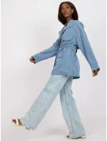 Dámsky kabát EM EN 5422.22P tmavo modrý