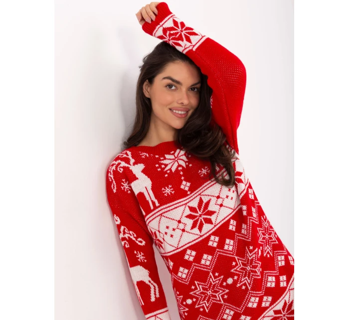 Sweter MI SW model 21791092 czerwony - FPrice