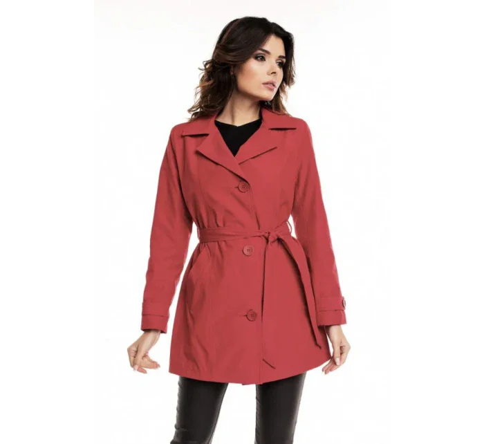 Dámsky plášť 63549 červený - Cabba
