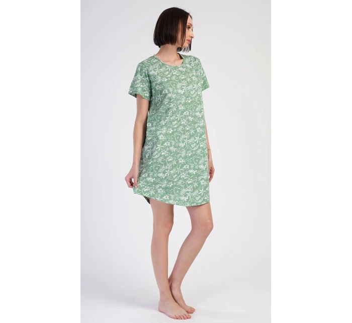 Dámska nočná košeľa s krátkym rukávom Hawaii Dámska nočná košeľa s krátkym rukávom Hawaii