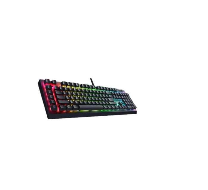 Mechanická herná klávesnica Razer BlackWidow V4 X, žlté spínače, americké rozloženie, drôtová, čierna Razer
