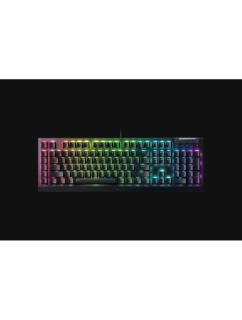 Mechanická herná klávesnica Razer BlackWidow V4 X, žlté spínače, americké rozloženie, drôtová, čierna Razer