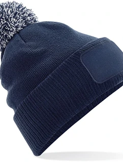 Beechfield B 443 Pletená čiapka Snowstar® 53.0443 francúzska námornícka modrá/svetlošedá