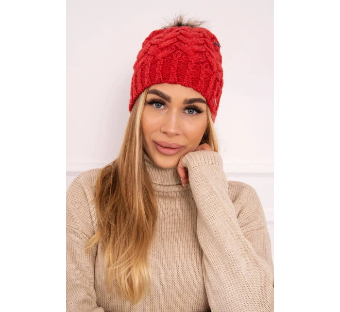 Fleecová čepice Daria model 18750107 - K-Fashion Fleecová čepice Daria model 18750107 - K-Fashion