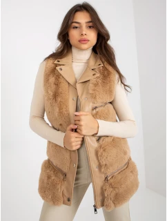 Kamizelka AI KZ model 21468350 camelowy - FPrice