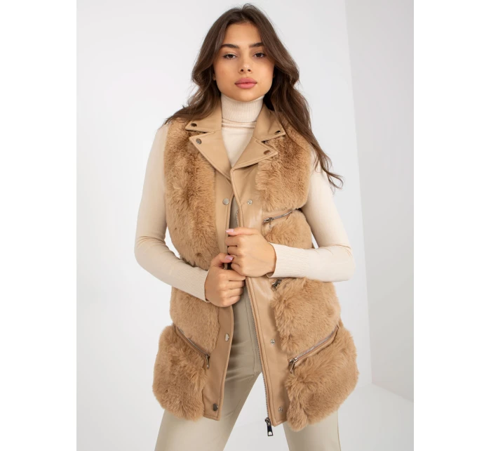 Kamizelka AI KZ model 21468350 camelowy - FPrice