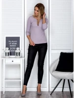 Blúzka CZ BZ 1386.08 tmavo lila