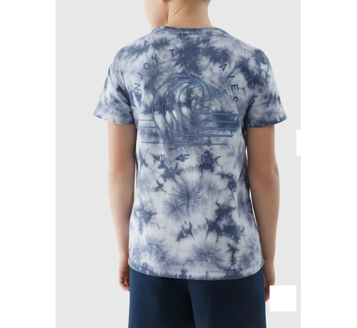 Chlapčenské tričko s potlačou 4F - viacfarebné